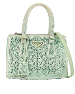 Mini Galleria, Satin/Crystals, Green, 1/7, S, 2*